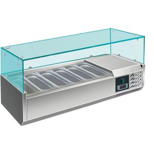 SARO Aufsatzkühlvitrine Modell EVRX 1400/330