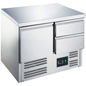 Kühltisch ZS 901 2D - 1 Tür / 2 Schubladen